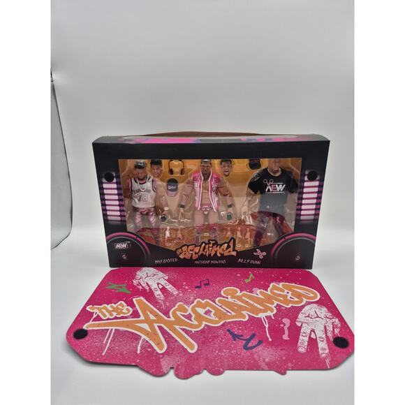AEW Wrestling The Acclaimed 3-Pack (Max Caster, Anthony Bowens, Billy Gun) NEW - Picture 1 of 12